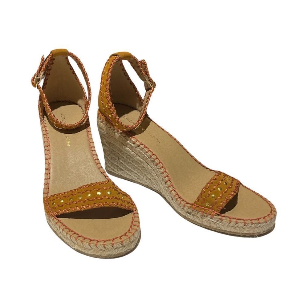 Adrienne Vittadini Women’s Charming Canvas Open Toe Espadrille Wedge Sandal 7.5 - Picture 10 of 13
